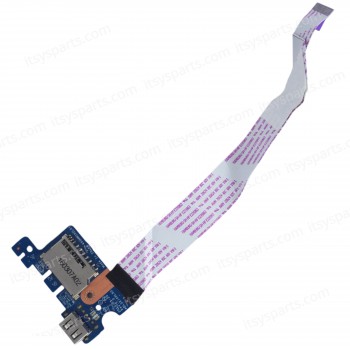 USB Card Reader Board for Laptop HP 15-ac130nv - Product number : V8T17EA with cable ( SKU.1-BRD209 )