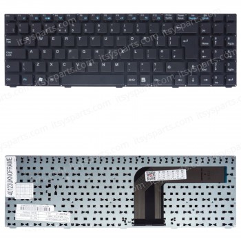 Laptop Keyboard for Advent Modena M100 M101 M200 M201 M202 MP-09R66GB-F51 82R-A15311-4061 MP-09R66SU-F515 82R-15D311-4061 UK No Frame Black ( SKU.40123UKNOFRAME )