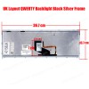 Laptop Keyboard for Sony Vaio VPC-F21 PCG-81312M VPCF23S1R VPCF232FX VPCF236FM/B 148952811 9Z.N6CBF.A01 9Z.N6CLF.A01 148952741 045-0001-128-B UK Backlight Black Silver Frame ( SKU.40158UK ) Laptop Keyboard for Sony Vaio VPC-F21 PCG-81312M VPCF23S1R VPCF232FX VPCF236FM/B 148952811 9Z.N6CBF.A01 9Z.N6CLF.A01 148952741 045-0001-128-B UK Backlight Black Silver Frame ( SKU.40158UK )