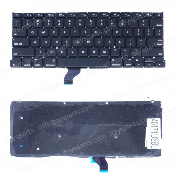 Laptop keyboard for Apple Macbook Pro A1502 13.3" Black WITHOUT FRAME US SMALL ENTER With Backlit Board ( SKU.40171USBL )