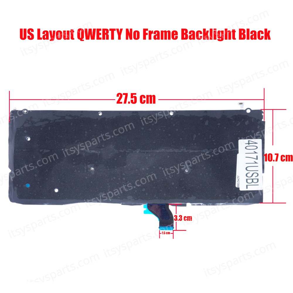 Laptop keyboard for Apple Macbook Pro A1502 13.3" Black WITHOUT FRAME US SMALL ENTER With Backlit Board ( SKU.40171USBL ) Laptop keyboard for Apple Macbook Pro A1502 13.3" Black WITHOUT FRAME US SMALL ENTER With Backlit Board ( SKU.40171USBL )
