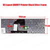 Laptop Keyboard for HP Elitebook 8470w 8460P 8460W 8470p ProBook 6460b 6465b 6470b 6475b 686300-001 702649-001 641834-001 700945-001 US Pointer Black Silver Frame ( SKU.40279USSILPOINTER )
