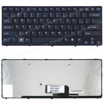 Laptop Keyboard for Sony VPC-CW VPCCW VPC-CW17FX VPC-CW21FX PCG-61111L PCG-61112L PCG-61411L PCG-61113 148755521 148755641 148755651 148755661 US Black ( SKU.40289USFRAME )