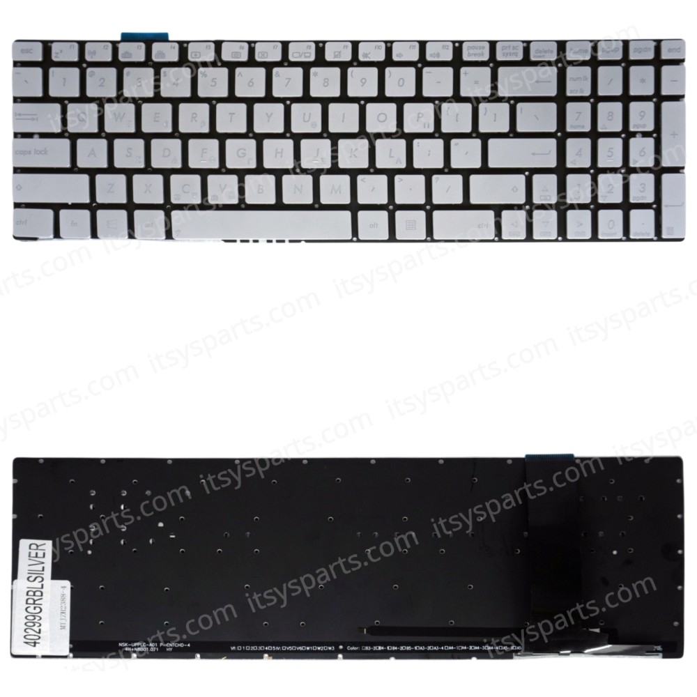 Greek Laptop Keyboard for Asus N56 G56 N56J N56VJ R500 R500VD R500VM R505 ZenBook U500VZ AENJ8U00020 9Z.N8BSQ.101 0KNB0-6120US00 GR No Frame Backlight Silver ( SKU.40299GRBLSILVER ) Greek Laptop Keyboard for Asus N56 G56 N56J N56VJ R500 R500VD R500VM R505 ZenBook U500VZ AENJ8U00020 9Z.N8BSQ.101 0KNB0-6120US00 GR No Frame Backlight Silver ( SKU.40299GRBLSILVER )