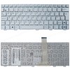Laptop Keyboard for Asus Eee PC 1025 1025C 1025CE 1015BX 1011P 1015PW 1015PD 1015TX 04GOA291KUS01 04GOA292KUS02-1 AEEJ8U00110 MP-10B63US-5289 UK No Frame Silver ( SKU.40105UKSILVER )