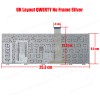 Laptop Keyboard for Asus Eee PC 1025 1025C 1025CE 1015BX 1011P 1015PW 1015PD 1015TX 04GOA291KUS01 04GOA292KUS02-1 AEEJ8U00110 MP-10B63US-5289 UK No Frame Silver ( SKU.40105UKSILVER )