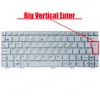 Laptop Keyboard for Asus Eee PC 1025 1025C 1025CE 1015BX 1011P 1015PW 1015PD 1015TX 04GOA291KUS01 04GOA292KUS02-1 AEEJ8U00110 MP-10B63US-5289 UK No Frame Silver ( SKU.40105UKSILVER )