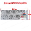 Greek Laptop Keyboard for Samsung NP370R4E NP470R4E NP450R4V 370R4E 370R4V BA59-03619C BA75-03619C BA59-03621A BA59-03621C BA59-03621D GR No Frame White ( SKU.40262GRWHITE )