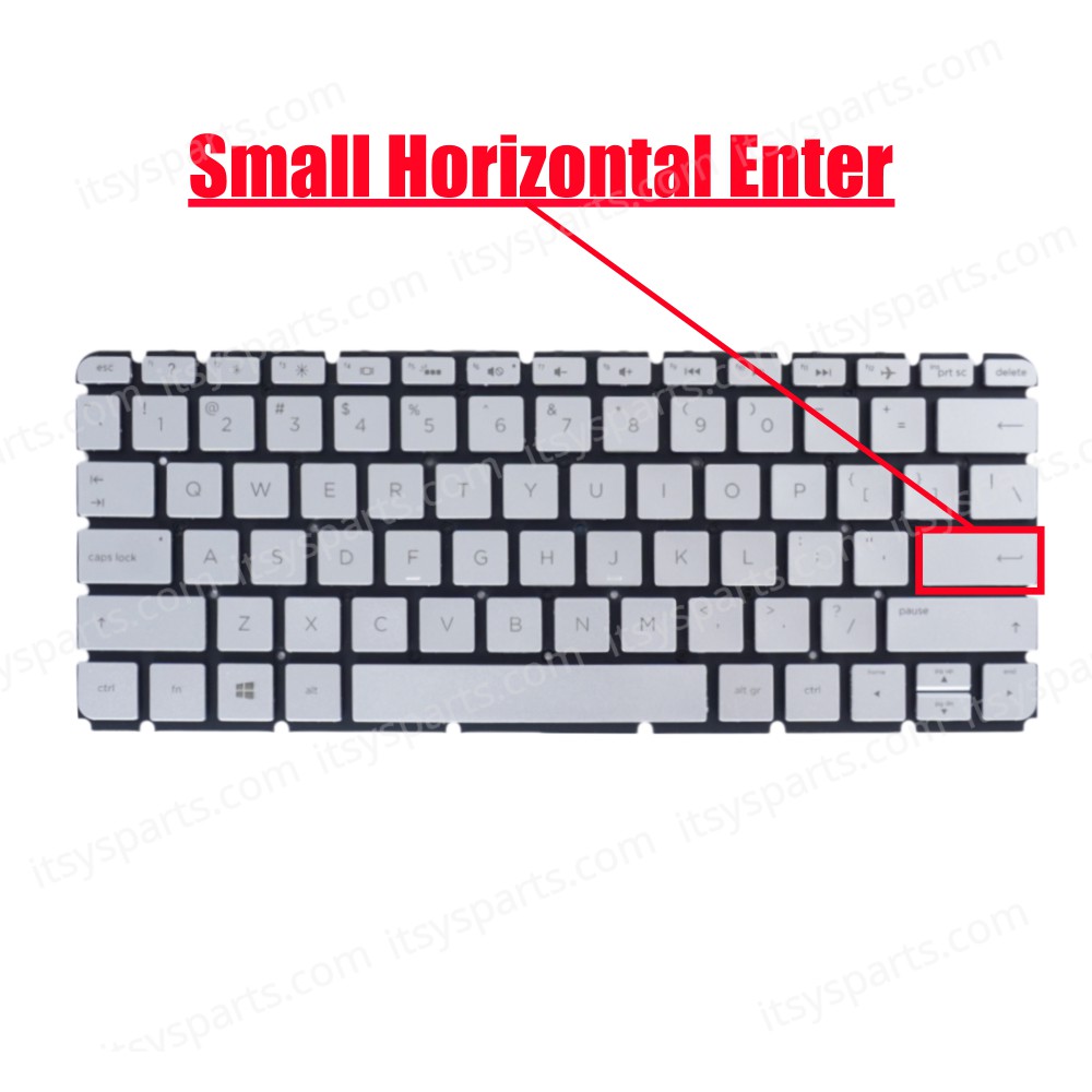 Laptop Keyboard for HP Envy 13-ab 13-ab000 13-ab001tu 13-ab002tu 13-ab003tu 6037B0128301 V154726BS1 909620-001 US No Frame Backlight Silver ( SKU.40360USBL )