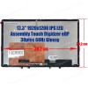 Laptop Screen monitor for Lenovo 13W Yoga Gen 2 Type 82YR 82YS 5M11H88919 5M11H88918 Assembly Touch Digitizer 13.3'' 1920x1200 WUXGA IPS LED eDP 30pins 60Hz Glossy ( SKU.1-SCR0602 )