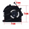 Laptop CPU Cooling Fan for HP EliteBook x360 830 G5 830 G6 735 G5 835 G5 835 G6 L13679-001 L60624-001 EG75050S1-C040 6033B0057601 6033B0067701 NS85C07-17D04 4pin ( SKU.81469 )