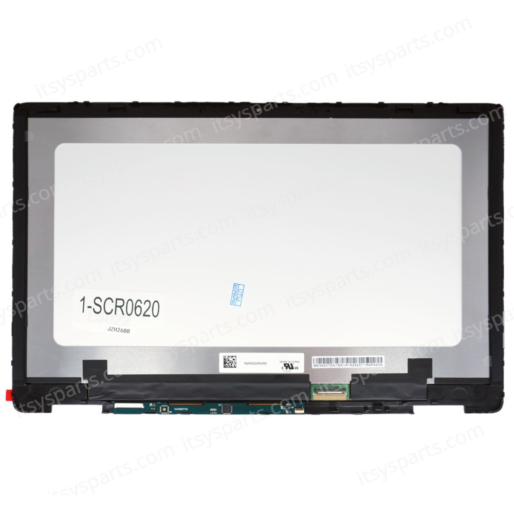 Laptop Screen monitor for HP Chromebook x360 14B-CB 14-CB 14b-cb0013dx LQ140M1JW61 M47690-001 Assembly Touch Digitizer 14.0'' 1920x1080 FHD IPS LED eDP1.2 30pins 60Hz Glossy ( SKU.1-SCR0620 )