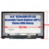Laptop Screen monitor for HP Chromebook x360 14B-CB 14-CB 14b-cb0013dx LQ140M1JW61 M47690-001 Assembly Touch Digitizer 14.0'' 1920x1080 FHD IPS LED eDP1.2 30pins 60Hz Glossy ( SKU.1-SCR0620 )
