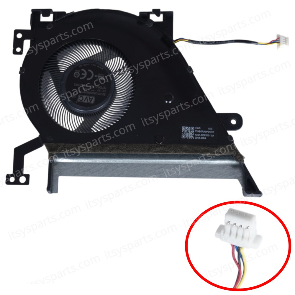 Laptop CPU Cooling Fan for Asus S531 S532 X531 X532 S531FA S531FL S532EQ S532FA S532FL X531FA X531FL X532EQ X532FA 13NB0LM0P01011 EG50050S1-CF40-S9A 4pin ( SKU.81470 )