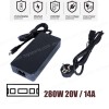 AC Adapter Laptop Notebook Charger for MSI GP76 GP66 Leopard GE76 GE66 Raider GS77 WE76 WE76-11UX 11UG-688 A18-280P1A 20V 14.00A 280W 12*0.7 Rectangle Square ( SKU.60325 )