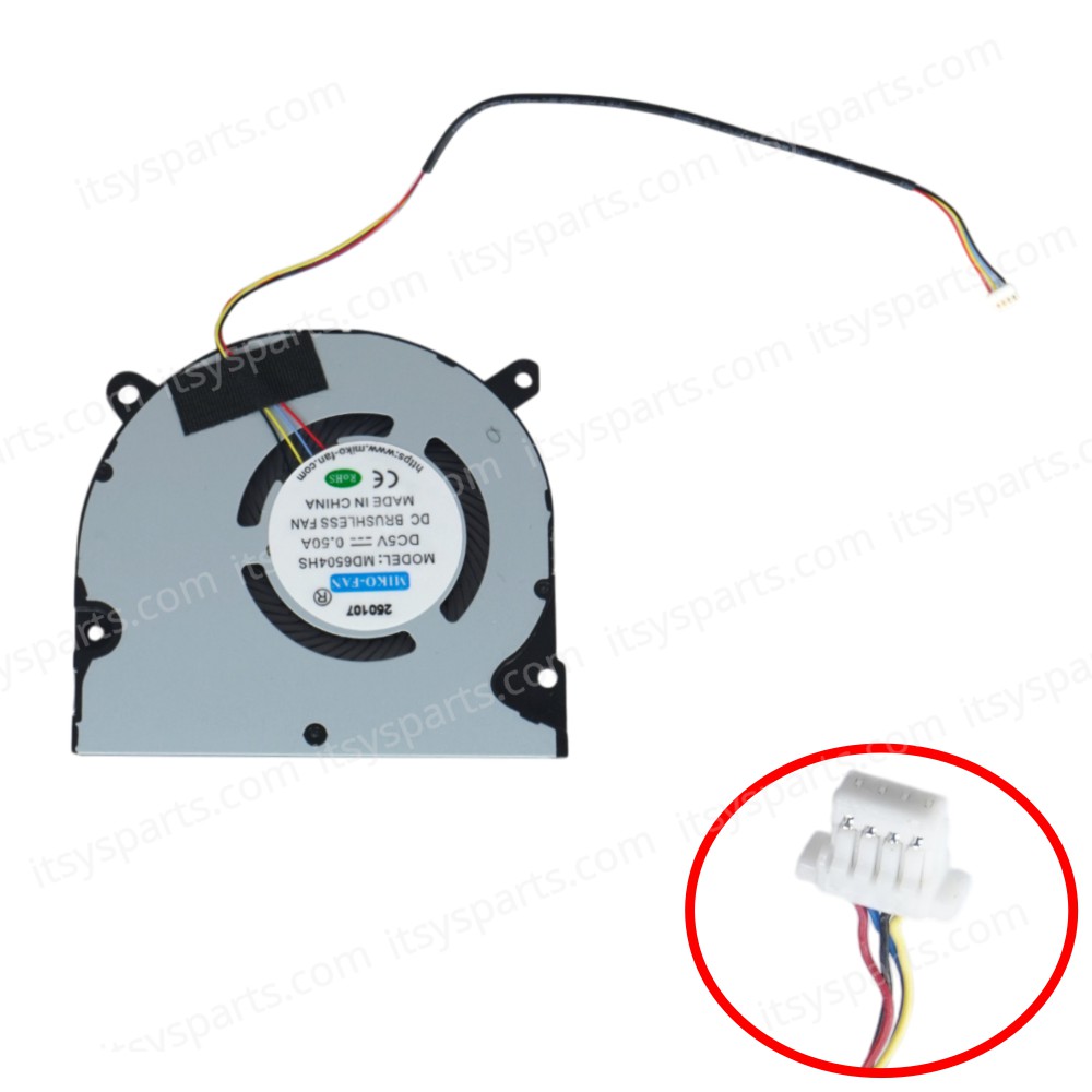 Laptop CPU Cooling Fan for Medion Akoya S4401 Emdoor NS14AR NS15AP E15301 E15302 YM14KR MD6504HS 4pin ( SKU.81471 )