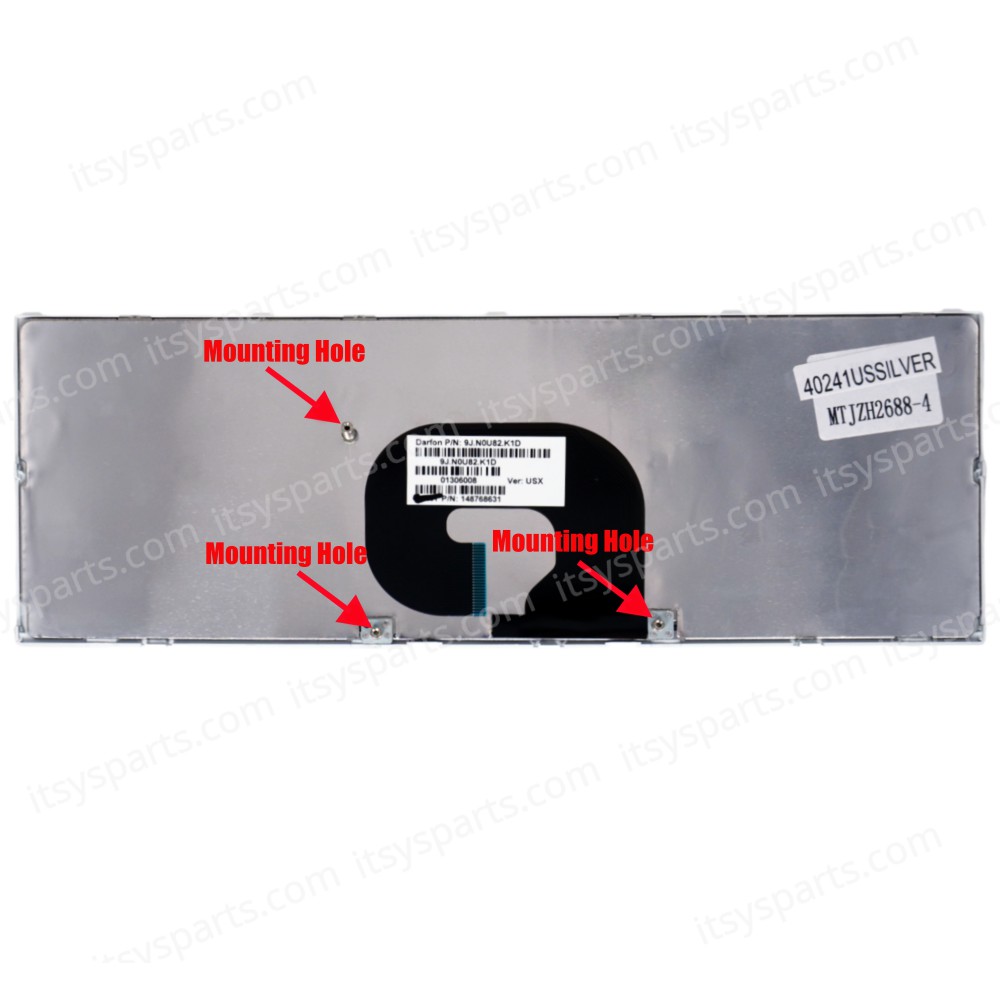 Laptop Keyboard for Sony VAIO VPC-Y VPCY VPCY11M1E VPCY11M1R VPCY11S1E 9J.N0U82.N01 95102113 148905841 148905851 US Black Silver Frame ( SKU.40241USSILVER )