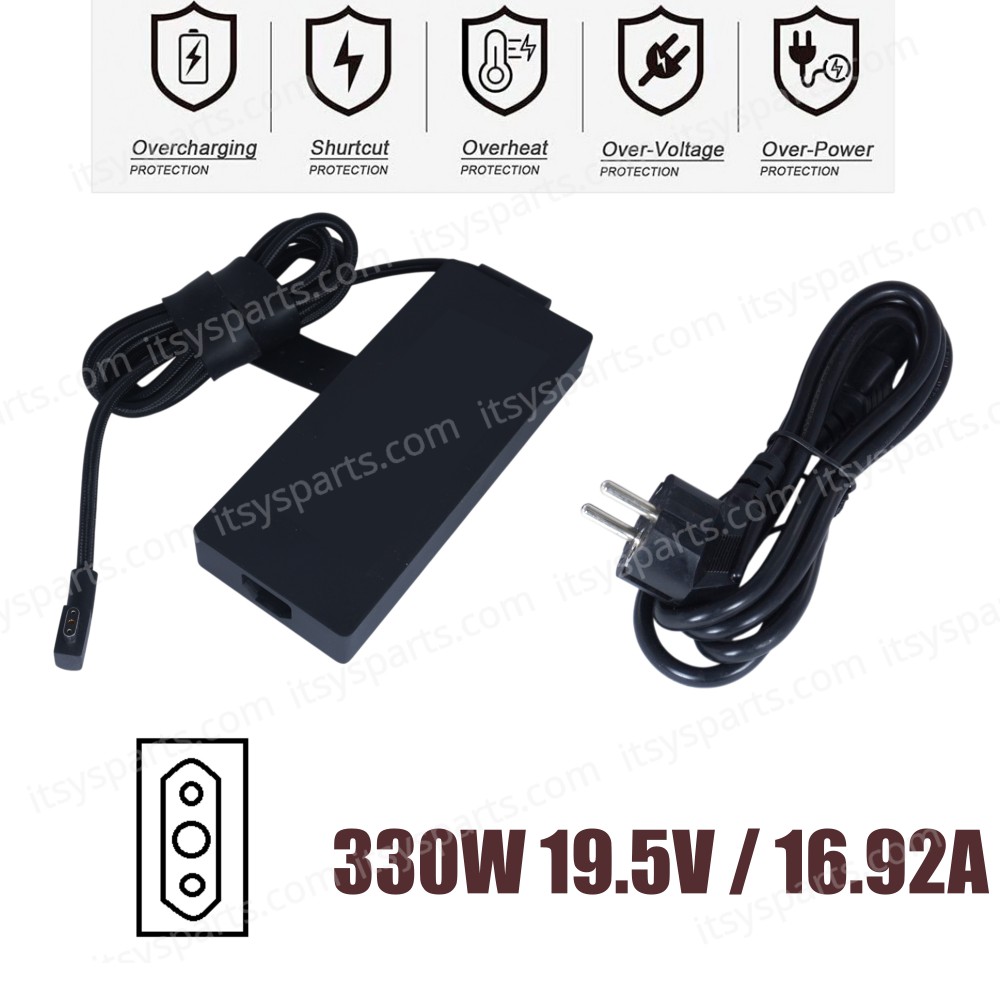 AC Adapter Laptop Notebook Charger for Razer Blade 18 16 2023 RZ09-0483 RZ09-0484 RC30-048 RC30-0484 RC30-04840200 RC30-04840200-B3U 19.5V 16.92A 330W ( SKU.60328 )
