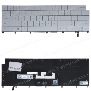 Laptop Keyboard for Dell XPS 14 9440 2024 P184G 0945JN 945JN P66PH 0P66PH LK138YR1B00 SG-B1270-XUA SN2C10B21-US 0DFRF5 DFRF5 US Backlight White ( SKU.41237USBLWHITE )