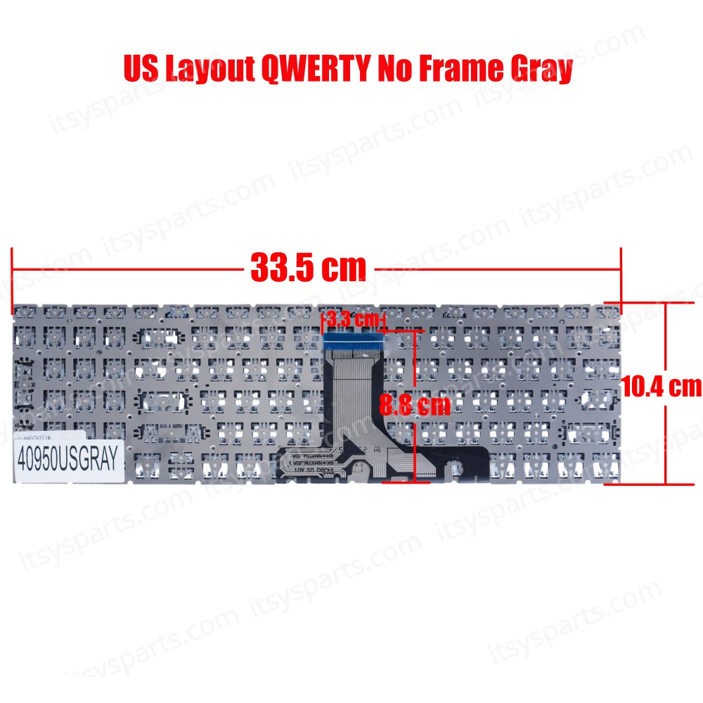 Laptop Keyboard for HP 15-FC 15-FD N36754-001 N36760-001 N32715-001 N36752-001 N36753-001 N36750-001 N41938-001 N41945-001 9Z.NHXBQ.Q01 US No Frame Gray ( SKU.40950USGRAY )