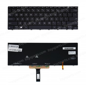 Laptop Keyboard for Asus ExpertBook B5 B5402 B5402F B5402C B5402FBA B5402CEA B5402CBA B5402CVA B5402FEA PK133RZ1012 US No Frame Backlight Black ( SKU.41238USBL )