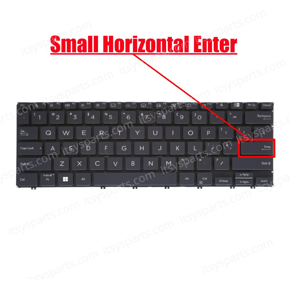 Laptop Keyboard for Asus ExpertBook B5 B5402 B5402F B5402C B5402FBA B5402CEA B5402CBA B5402CVA B5402FEA PK133RZ1012 US No Frame Backlight Black ( SKU.41238USBL )