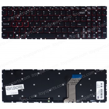 Laptop Keyboard for Lenovo IdeaPad Y700-15ISK 80NV Y700-15ACZ 80NY Y700-17ISK 80Q0 5CB0K25532 5CB0K25511 5CB0K97403 5CB0K25538 US No Frame Backlight Black ( SKU.40541USNOFRBL )
