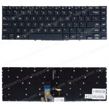 Laptop Keyboard for Asus UX363 UX363J UXF3000 UXF3000E P2451 UX363E UX363EA 0KNB0-4613FR 0KNB0-4619SP US No Frame Backlight Black ( SKU.41235USBL )