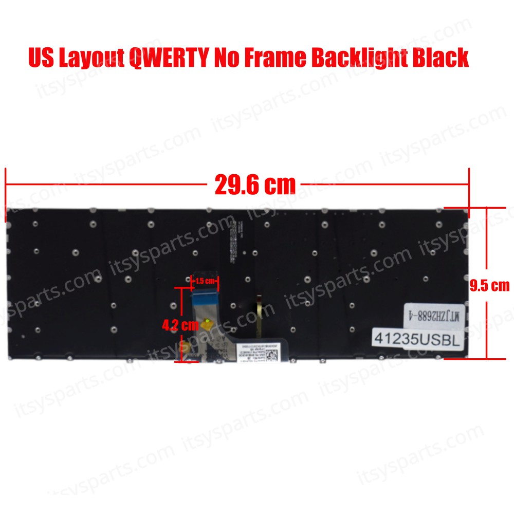 Laptop Keyboard for Asus UX363 UX363J UXF3000 UXF3000E P2451 UX363E UX363EA 0KNB0-4613FR 0KNB0-4619SP US No Frame Backlight Black ( SKU.41235USBL )