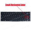 Laptop Keyboard for Asus UX363 UX363J UXF3000 UXF3000E P2451 UX363E UX363EA 0KNB0-4613FR 0KNB0-4619SP US No Frame Backlight Black ( SKU.41235USBL )