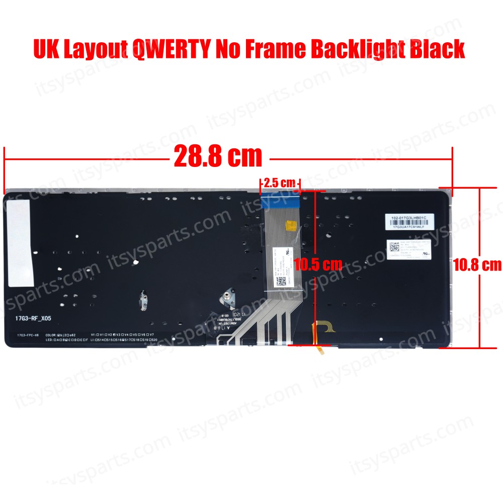 Laptop Keyboard for Asus ZenBook F411UA  VivoBook 14 X411UN X411UA X411SC X411U S410UA S410UN 0KNB0-F622GE00 12337917-001 NSK-WJ7BB UK No Frame Backlight Black ( SKU.40815UKBL )