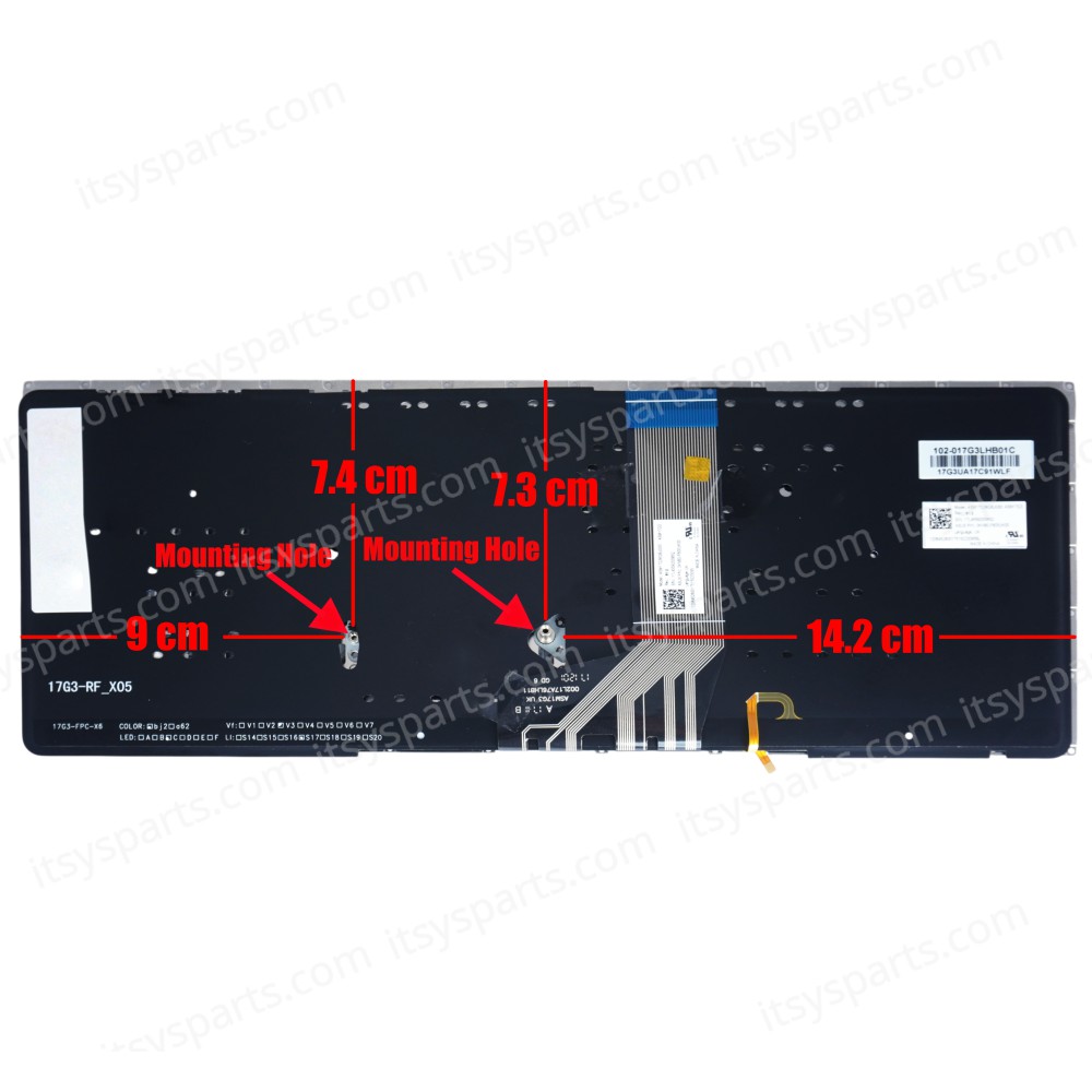 Laptop Keyboard for Asus ZenBook F411UA  VivoBook 14 X411UN X411UA X411SC X411U S410UA S410UN 0KNB0-F622GE00 12337917-001 NSK-WJ7BB UK No Frame Backlight Black ( SKU.40815UKBL )