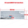 Laptop Keyboard for Asus ZenBook 14 UX430U UX430UA UX430UAR 90NB0EC1-R32US0 0KNB0-2627CB00 US No Frame Black ( SKU.40636US )