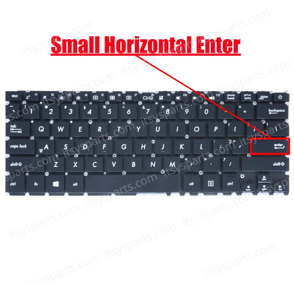 Laptop Keyboard for Asus ZenBook 14 UX430U UX430UA UX430UAR 90NB0EC1-R32US0 0KNB0-2627CB00 US No Frame Black ( SKU.40636US )