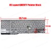 Laptop Keyboard for Fujitsu E557 E753 E754 E756 E554 E556 CP670825-03 FJM14B96003D85 002-12856L-HF01 US Pointer Black ( SKU.40384USPOINTER )