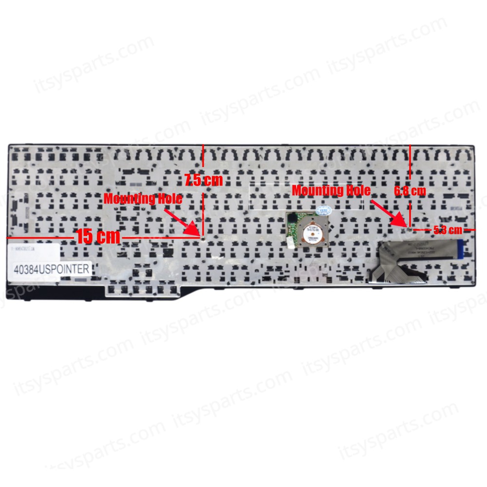 Laptop Keyboard for Fujitsu E557 E753 E754 E756 E554 E556 CP670825-03 FJM14B96003D85 002-12856L-HF01 US Pointer Black ( SKU.40384USPOINTER )