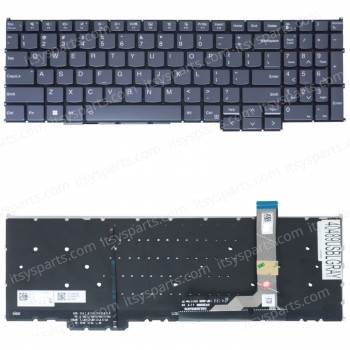 Laptop Keyboard for Lenovo ThinkBook 16 G7 IML Type 21MS 16 G7 ARP Type 21MW 16 G7 QOY Type 21NH 5CB1P01066 5CB1P31133 5CB1P85698 US No Frame Backlight Gray ( SKU.40489USBLGRAY )