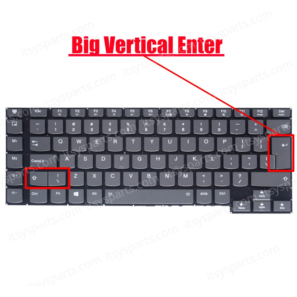 Laptop Keyboard for Lenovo Legion Y730-15ICH 81HD Y740-15ICHg 81HE Y740-15IRH 81UF Y740-15IRHg 81UH 5CB0S56973 5CB0S56981 5CB0S16436 UK RGB Backlight Gray ( SKU.40491UKBL )