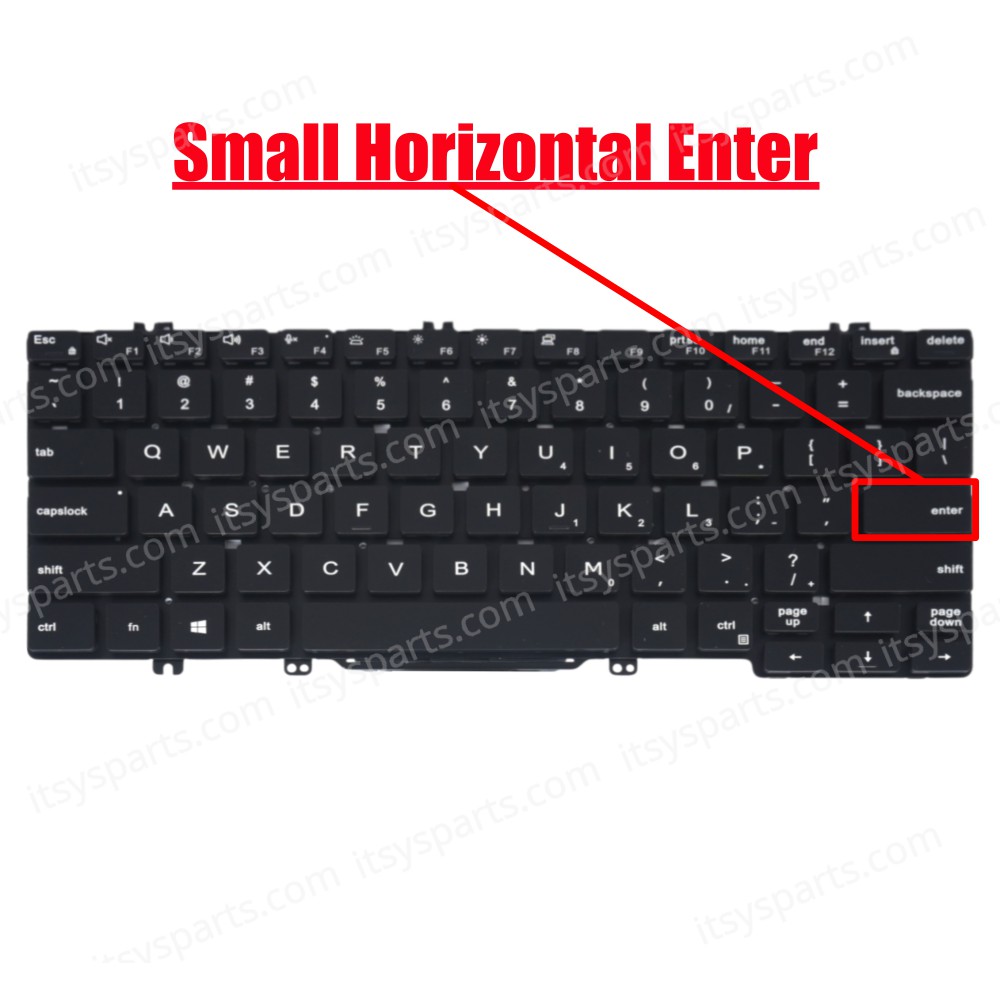 Laptop Keyboard for Dell Latitude 5300 5300 2-in-1 7300 5310 2-in-1 5310 09N8M 009N8M 1V8KY 01V8KY US No Frame Backlight Black ( SKU.41243USBL )