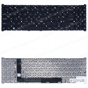 Laptop Keyboard for Acer Aspire 5 A517-53 A517-53G A517-58 A517-58M A515-58 A315-24P A315-59G A515-57 V21166BS-UI 6B.K66N2.028 6B.K66N2.027 US No Frame Black ( SKU.41231US )