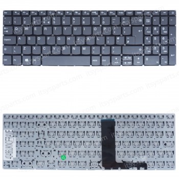 Laptop Keyboard for Lenovo IdeaPad V320-17IKB 81AH 81CN V320-17ISK 81B6 320-17IKB 80XM 81BJ 320-17AST 80XW 5CB0N96198 5CB0N96238 UK No Frame Gray ( SKU.40486UKNOFRAME )