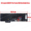 Laptop Keyboard for Lenovo Legion S7-15ACH6 S7-15ARH5 S7-15IMH5 7-15IMH05 7-15IMHG05 7-16ACHG6 V193020AK1 5CB1C93731 5CB1C93699 US No Frame RGB Backlight Gray ( SKU.40744USBLRGB )