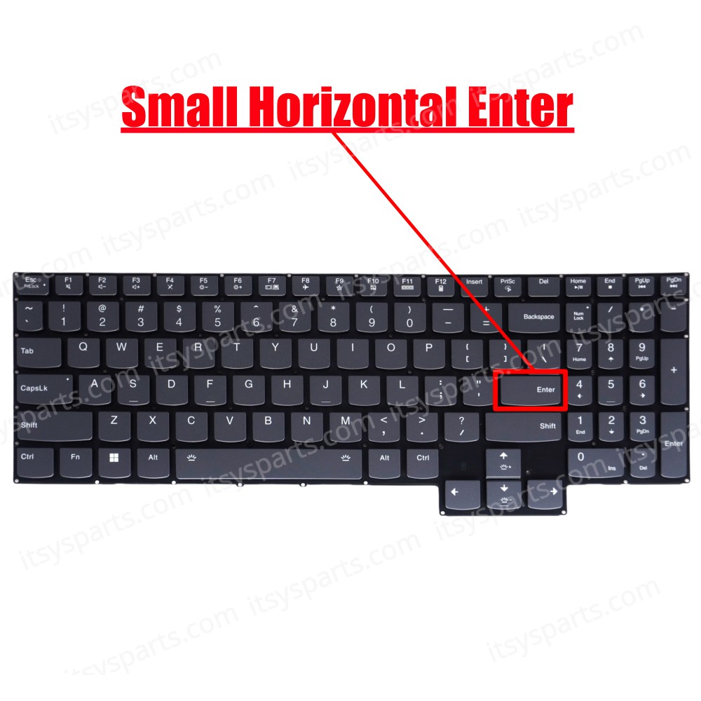 Laptop Keyboard for Lenovo Legion S7-15ACH6 S7-15ARH5 S7-15IMH5 7-15IMH05 7-15IMHG05 7-16ACHG6 V193020AK1 5CB1C93731 5CB1C93699 US No Frame RGB Backlight Gray ( SKU.40744USBLRGB )