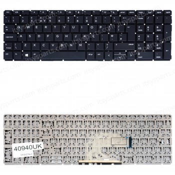 Laptop Keyboard for HP Probook 450 G6 455 G6 455R G6 450 G7 455 G7 L45090-001 L45091-001 L79436-001 L45090-BD1 L45090-BG1 L45090-D61 L45090-DB1 UK No Frame Black ( SKU.40940UK )