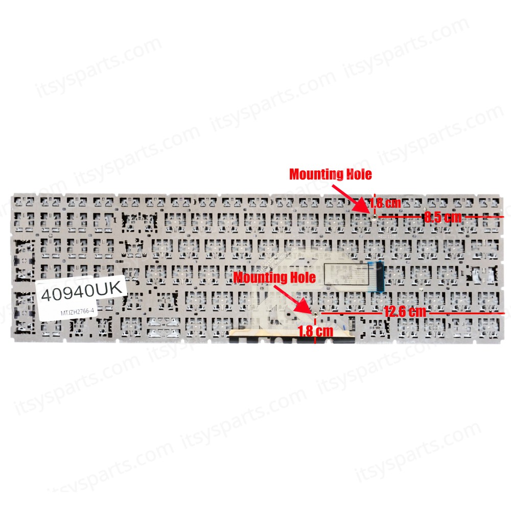 Laptop Keyboard for HP Probook 450 G6 455 G6 455R G6 450 G7 455 G7 L45090-001 L45091-001 L79436-001 L45090-BD1 L45090-BG1 L45090-D61 L45090-DB1 UK No Frame Black ( SKU.40940UK )