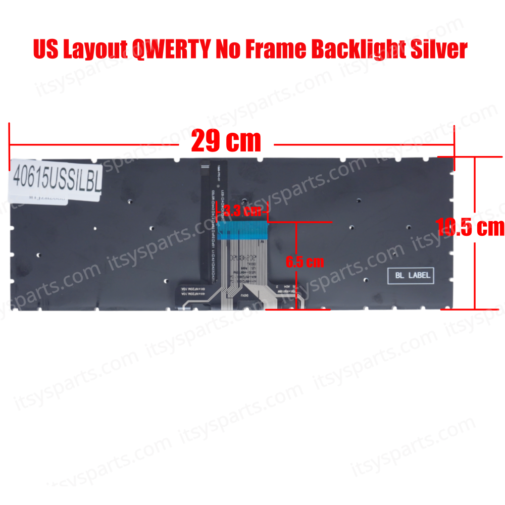 Laptop Keyboard for HP 14-CD 14-CE 14-DK 14-CF 14-CM 14-DQ 14-CK HP 240 246 G7 HP 245 G7 HP 14-DH L18946-001 L51758-151 L47858-002 490.0GG07.DP1H US No Frame Backlight Silver ( SKU.40615USSILBL )