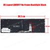 Laptop Keyboard for MSI Modern 14 A10RB Modern 14 A10M 14 A10RAS Stealth GF63 MS-14B3 S1N3EUS601D10 US No Frame Backlight Βlack ( SKU.41245USBL )