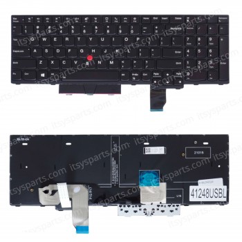 Laptop Keyboard for Lenovo ThinkPad P15 Gen 1 20SU 20ST T15g Gen 1 20UR 20US P17 Gen 1 20SN 20SQ 5N20Z74822 5N20Z74884 US Backlight Pointer Black ( SKU.41248USBL )