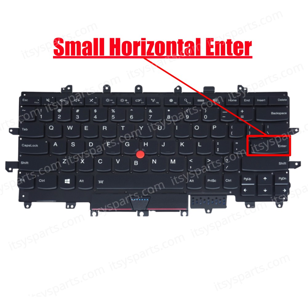 Laptop Keyboard for Lenovo X1 Carbon 4th Gen Type 20FB 20FC 20FBCTO1WW 2016 01AV161 01AV182 01AV171 01AW975 01AV167 US No Frame Backlight Pointer Black ( SKU.41249USBLPOINTER )