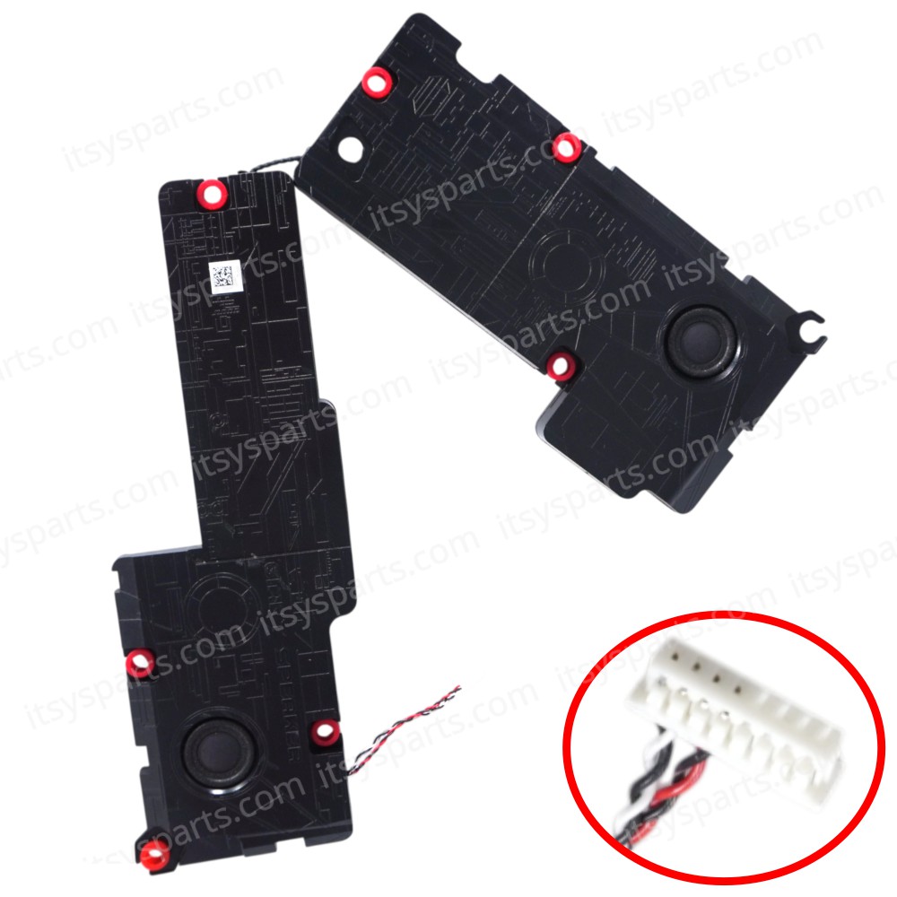 Speaker Set for Laptop MSI GE73 GP73 7RC 7RD MS-17C3 8RE 8RF RGB MS-17C5 GE73VR 7RE 7RF MS-17C1 S33-A030190-Y07 00I29003058 Speakers Left+Right ( SKU.1-SPKR255 )